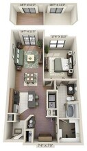 A5 (M) W/ Study 2213 floor plan